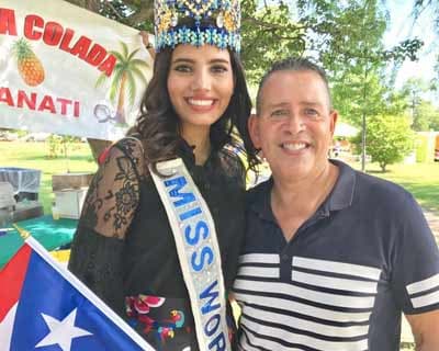 Miss World 2016 Stephanie Del Valle opens the Annual Puerto Rican Festival Chicago