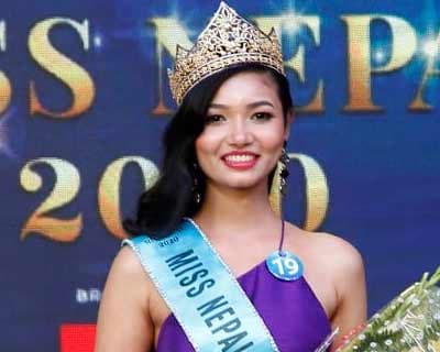 Sandhya Sharma crowned Miss International Nepal 2020
