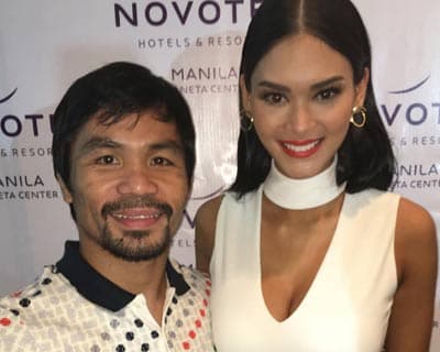 When Miss Universe Pia Wurtzbach Meets Boxing Champ Manny Pacquiao