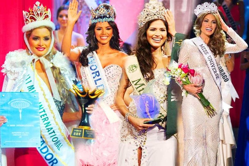 First crowned South American queens at Big 4 major beauty pageants in the decade (2011-2020)
