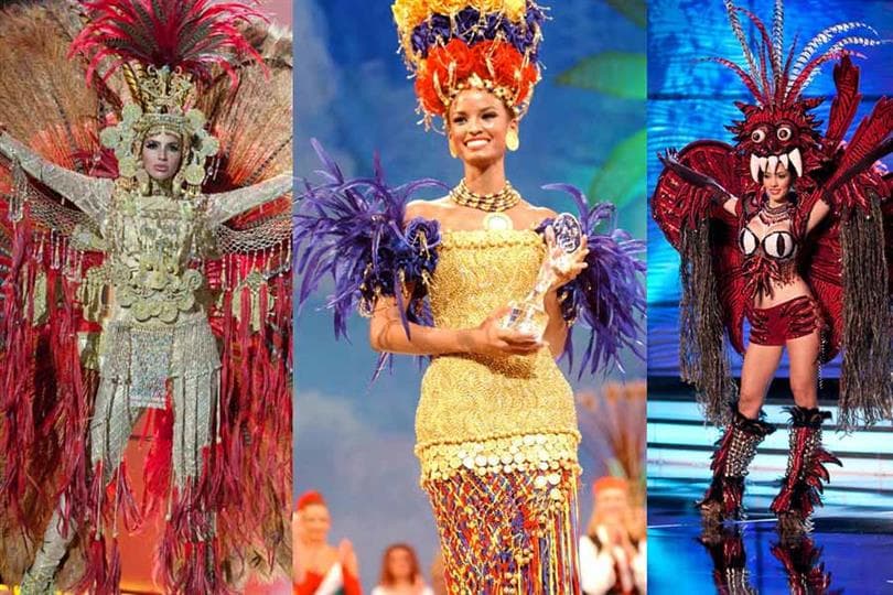 Countries with most national costume awards at Miss Universe