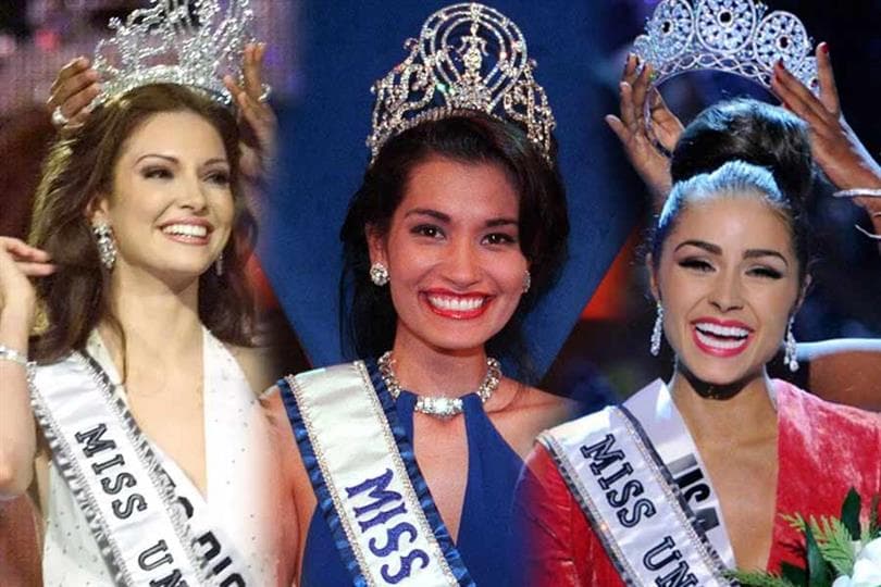 Host countries with most Miss Universe titles