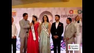 Maria Fernanda Cordova Carrillo Nuestra Belleza Chiapas 2014 Coronation