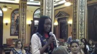 Miss United Continents Finalists at City Hall of Guayaquil