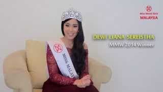 Miss World 2014 Contestant Introduction- Dewi Liana Seriestha from Malaysia