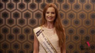 Introduction Video of Michelle Kruger Miss South Africa 2017 Contestant from Pretoria, Gauteng