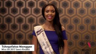 Introduction Video of Tshegofatso Monggae Miss South Africa 2017 Contestant from Dobsonville, Gauteng