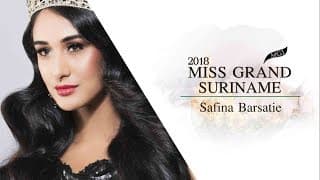 Safina Barsatie Miss Grand Suriname 2018 Introduction Video