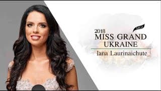 Yana Laurinaichute Miss Grand Ukraine 2018 Introduction Video