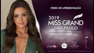 Marjorie Marcelle Miss Grand Sao Paulo 2019 Presentation Video