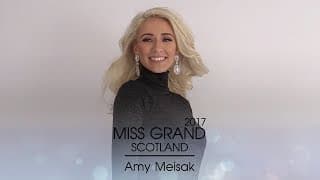 Amy Meisak Miss Grand Scotland 2017 Introduction Video