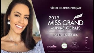 Lorena Rodrigues Miss Grand Minas Gerais 2019 Presentation Video
