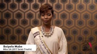 Introduction Video of Boipelo Mabe Miss South Africa 2017 Contestant from Alexandra, Gauteng