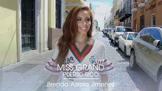 Brenda Azaria Jimenez Miss Grand Puerto Rico 2017 Introduction Video