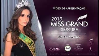 Gabriela Matos Miss Grand Sergipe 2019 Presentation Video
