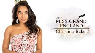 Christina Baker Miss Grand England 2018 Introduction Video