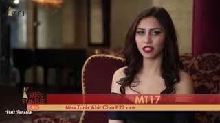 Abir Cherif Miss Tunisie 2015 contestant introduction
