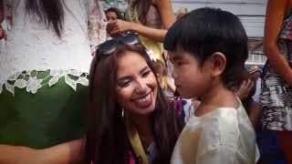 Miss Grand International 2015 Visit Baan Nam Chieo Community, Trat