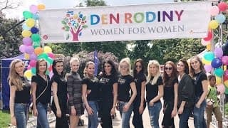 Czech Miss 2017 Finalists together actively supported Family Day
