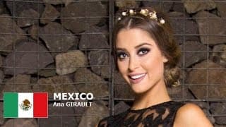 Ana Girault Contestant from Mexico for Miss World 2016 Introduction