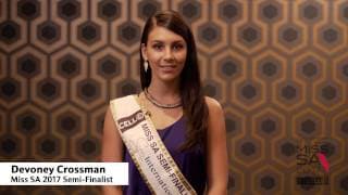 Introduction Video of Devoney Crossman Miss South Africa 2017 Contestant from Greenstone Hill, Gauteng