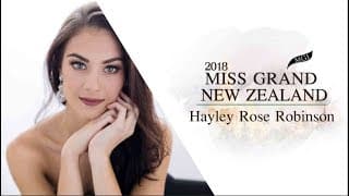 Hayley Robinson Miss Grand New Zealand 2018 Introduction Video