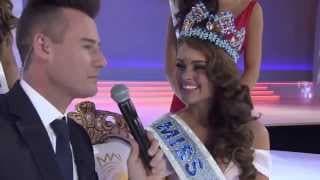 First Interview of Rolene Strauss after coronation as Miss World 2014