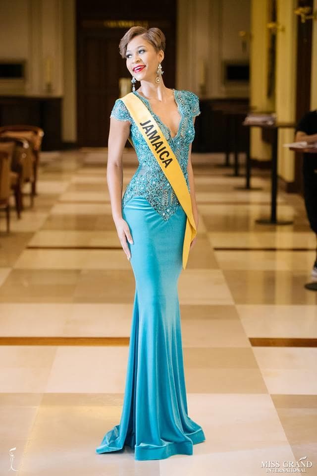 Kadejah Anderson Miss Grand Jamaica 2018, Finalist Miss Grand International 2018 (Photo Courtesy: MGI Official)