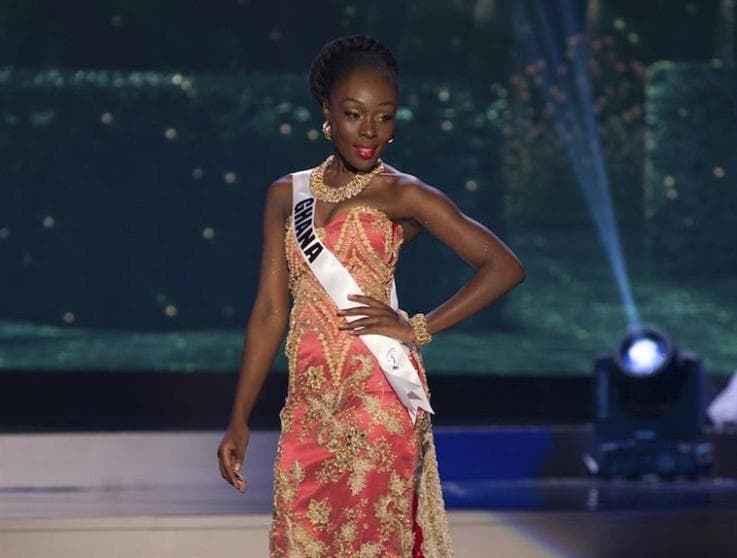 Abena Appiah Miss Universe Ghana 2014 at Preliminary Competiton