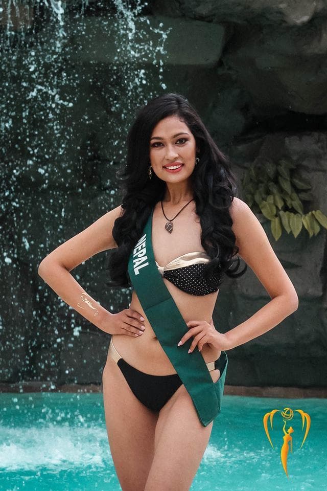 Priya Sigdel Miss Earth Nepal 2018, Finalist Miss Earth 2018 (Photo Courtesy: Miss Earth/ Candidate Official FaceBook/ Instagram)