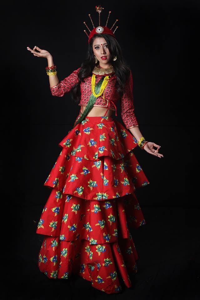 Sahara Basnet from Nepal finalist Miss Asia Pacific International 2017 (Photo Courtesy: Miss API Official)