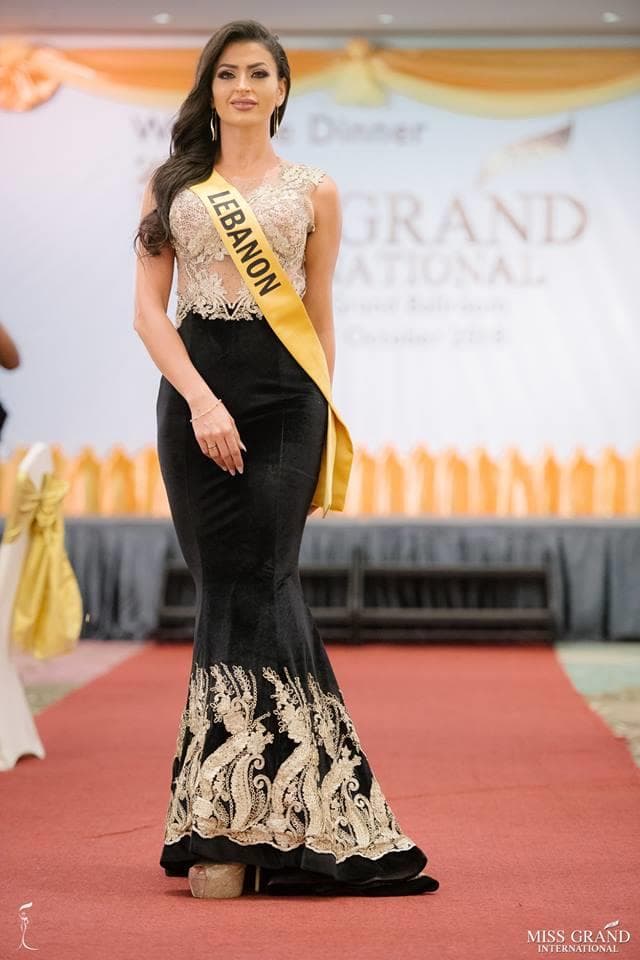 Anastasia Abou Mitri Miss Grand Lebanon 2018, Finalist Miss Grand International 2018 (Photo Courtesy: MGI Official)
