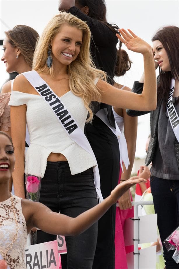 Tegan Martin from Australia at Parade of Nations
