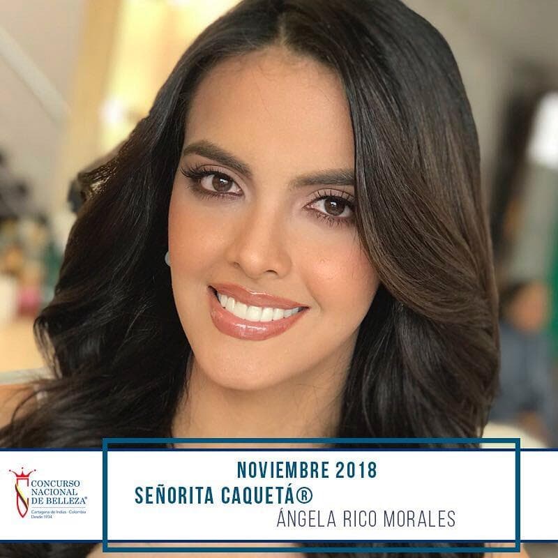 Ángela Rocío Rico Morales from Caquetá, Finalist Miss Colombia 2019/ Señorita Colombia 2019 (Photo Source: Concurso Nacional de Belleza Colombia Official)
