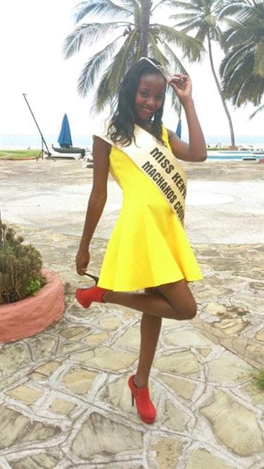 Idah Nguma (Kenya) Miss World 2014 (Courtesy: Official Facebook page)