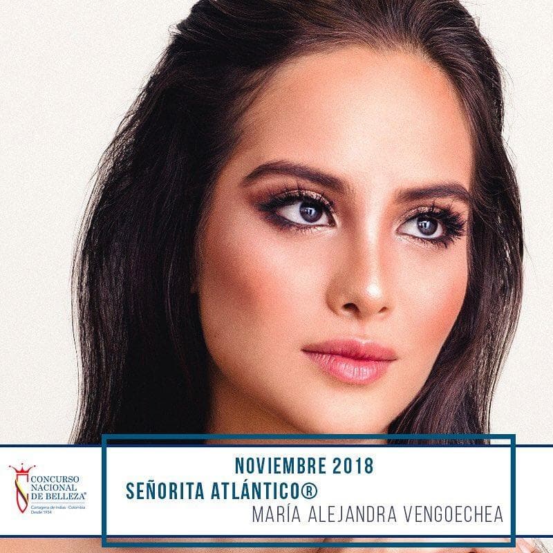 María Alejandra Vengoechea Cárcamo from Atlántico, Finalist Miss Colombia 2019/ Señorita Colombia 2019 (Photo Source: Concurso Nacional de Belleza Colombia Official)