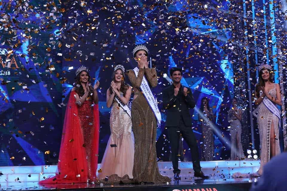 Nehal Chudasama Crowned Miss Universe India 2018 (Photo Credits: Miss Diva Official FaceBook)