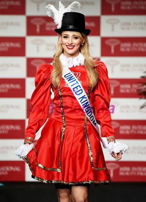 Victoria Tooby National Costume for Miss International 2014