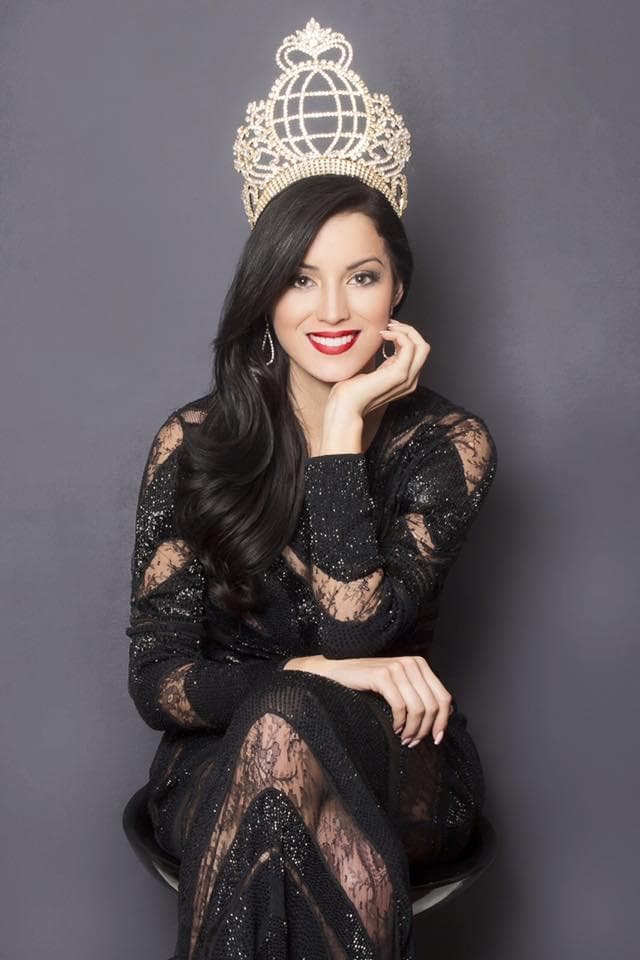 Maria Alejandra Lopez Contestant from Colombia in Long Gown for Miss World 2015