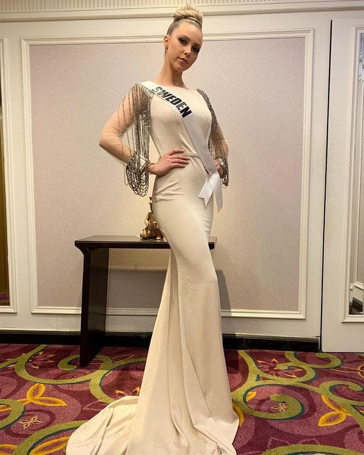 Emma Strandberg Miss Universe Sweden 2018, Miss Universe 2018 Contestant (Photo Courtesy: Miss Universe/Candidate FaceBook/ Instagram)