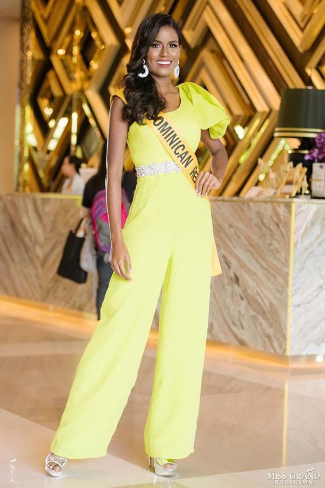 Clara Mayte Brito Medina Miss Grand Dominican Republic 2018, Finalist Miss Grand International 2018 (Photo Courtesy: MGI Official)