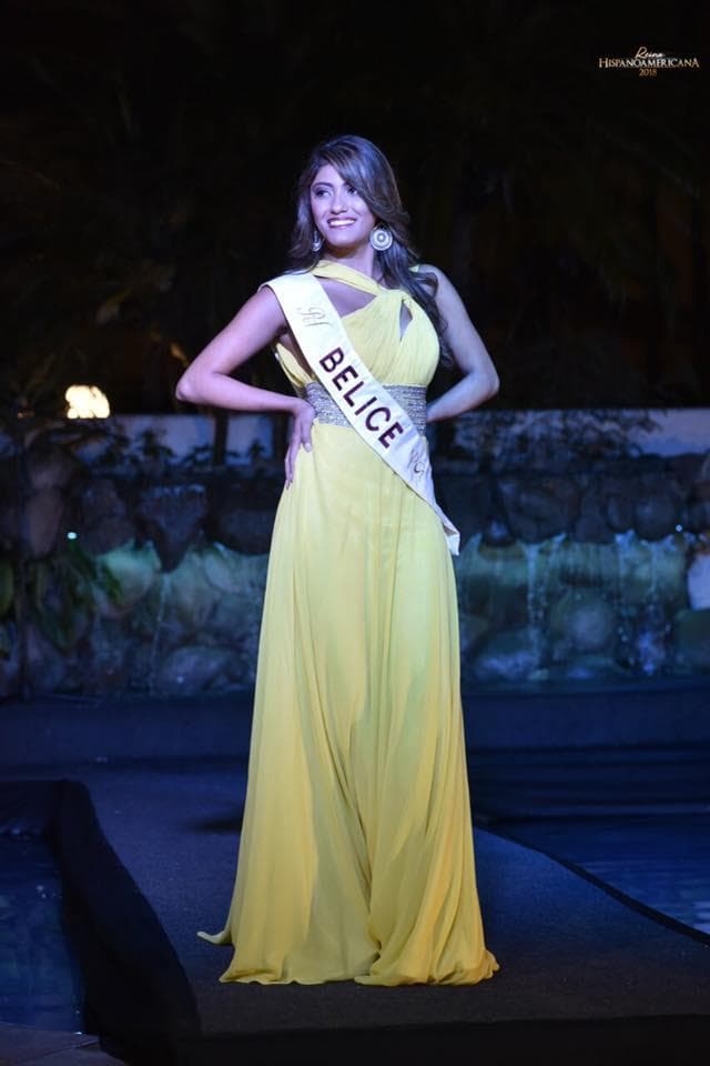 Selena Urias Reina Hispanoamericana Belize 2018, Finalist Reina Hispanoamericana 2018 (Photo Courtesy: Reina Hispanoamericana/ Promociones Gloria Official)