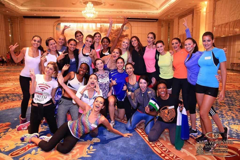 Deborah Lambie from New Zealand during Sports Fast Track Event of Miss World 2015 (Photo Courtesy: Miss World Official)