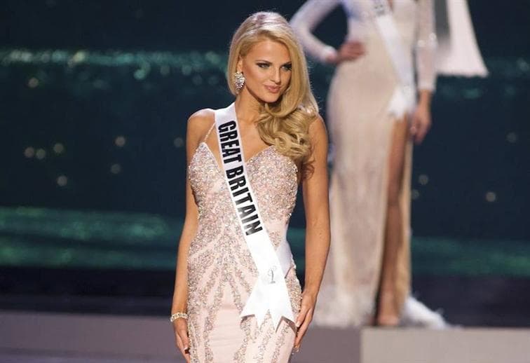Grace Levy Miss Universe Great Britain 2014 at Preliminary Competiton