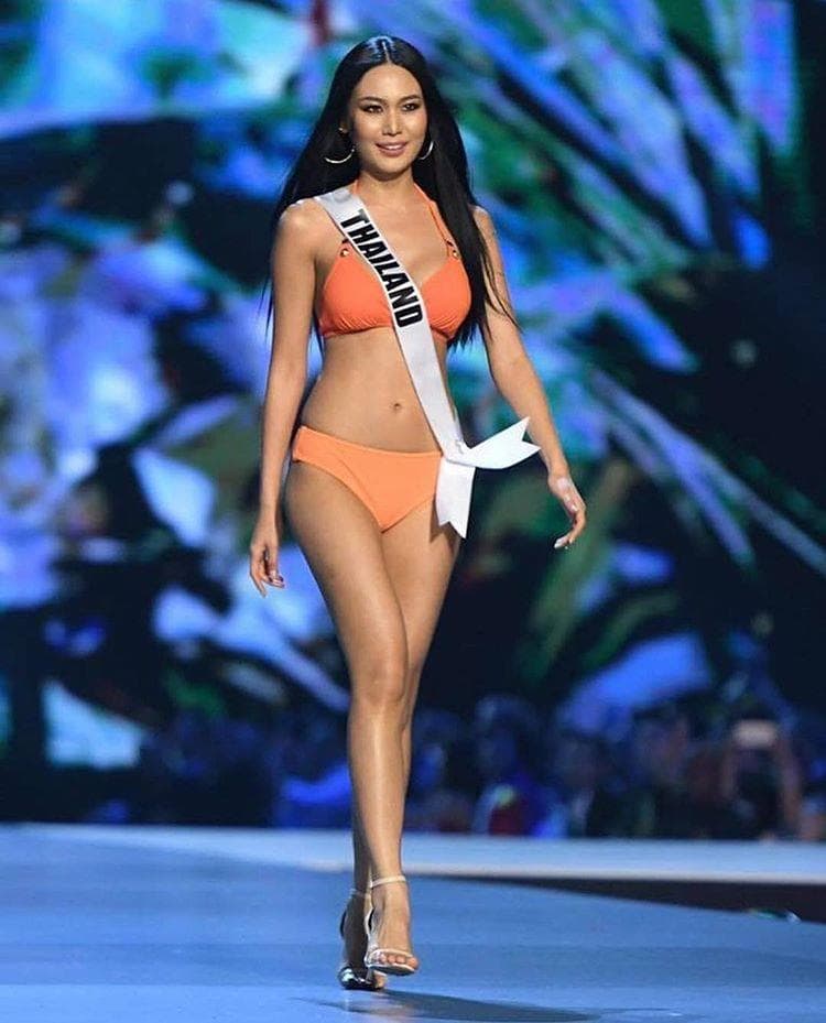 Ning Sophida Kanchanarin Miss Universe Thailand 2018, Miss Universe 2018 Contestant at Swimsuit Competition (Photo Courtesy: Miss Universe/Candidate FaceBook/ Instagram)