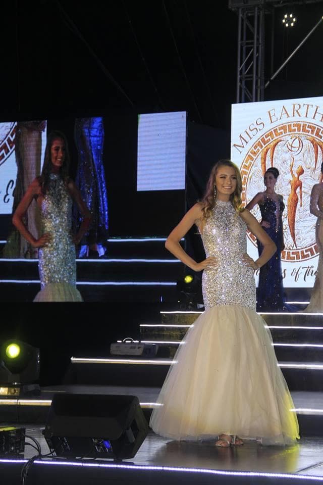 Kamilla Bang Miss Earth Denmark 2018, Finalist Miss Earth 2018 at Long Gown Competition (Photo Courtesy: Miss Earth Facebook Official)