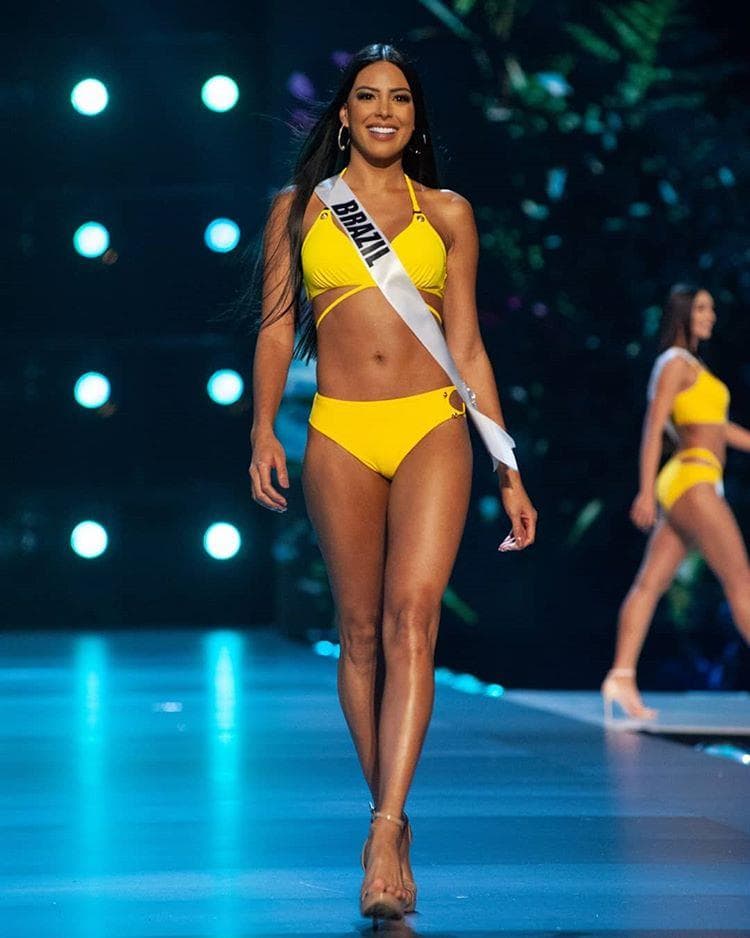 Mayra Benita Alves Dias Miss Universe Brazil 2018, Miss Universe 2018 Contestant at Swimsuit Competition (Photo Courtesy: Miss Universe/Candidate FaceBook/ Instagram)