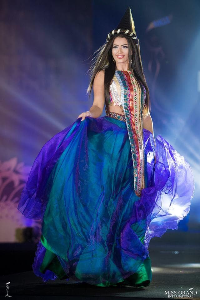 Anastasia Abou Mitri Miss Grand Lebanon 2018, Finalist Miss Grand International 2018 at National Costume Competition (Photo Courtesy: MGI Official)