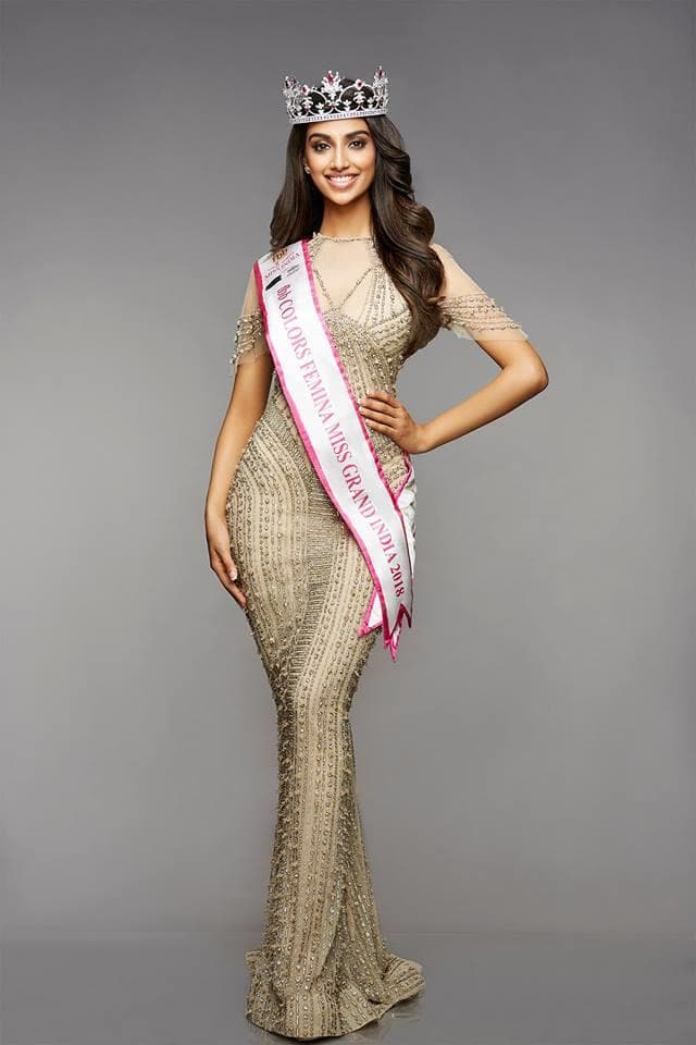 Meenakshi Chaudhary Miss Grand India 2018, Finalist Miss Grand International 2018 (Photo Courtesy: MGI Official)