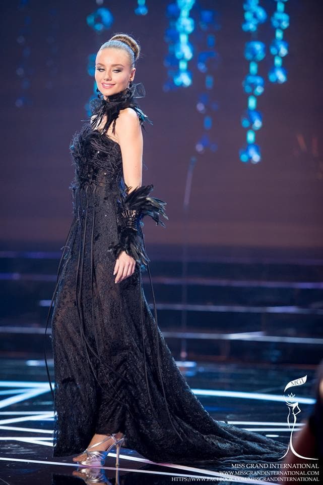 Eline Lamboley from France - Finalist Miss Grand International 2015 in Long Gown (Photo Credit: MGI Official)